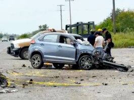 Muere persona en trágico accidente en carretera San Fernando-Reynosa