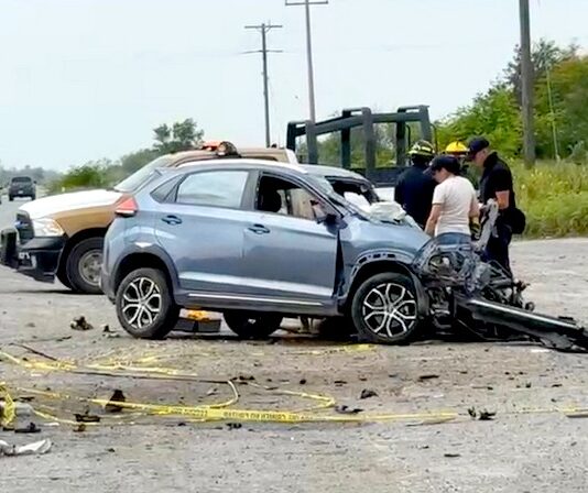 Muere persona en trágico accidente en carretera San Fernando-Reynosa