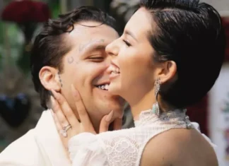 Las dos bodas de Christian Nodal y Ángela Aguilar