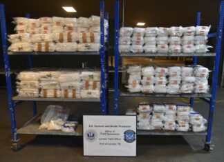 Decomisan en puente comercial de Laredo 10 millones de dólares en droga