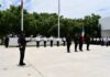 Toman protesta de bandera policías recién integrados a la Guardia Estatal