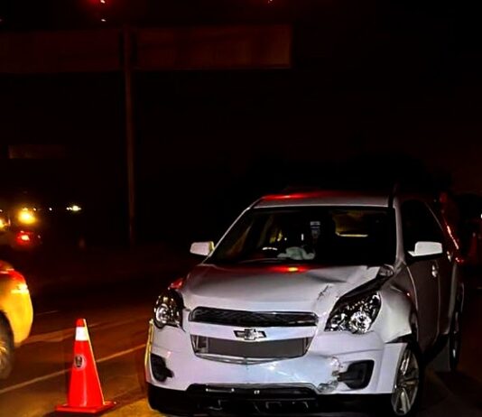 Accidente vial deja cuantiosos daños materiales