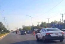 Accidente vial deja daños en boulevard Oriente