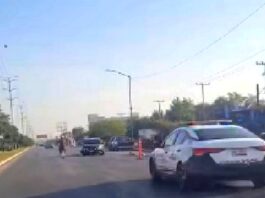 Accidente vial deja daños en boulevard Oriente
