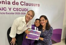 Luz Adriana Villarreal Anaya Presidió Ceremonia de Graduación de los Centros CAIC del Sistema DIF Tampico