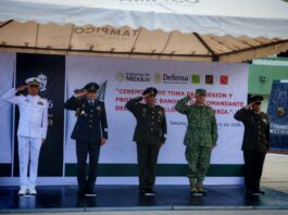 Toma protesta nuevo comandante del 15vo Batallón de Infantería en Tampico