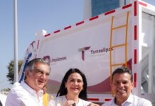 Mónica Villareal fortalece la flotilla de Tampico con apoyo del gobernador, el municipio suma ya 22 camiones recolectores propios