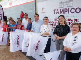 Arranca Mónica Villarreal pavimentación de dos vialidades en la zona norte de Tampico