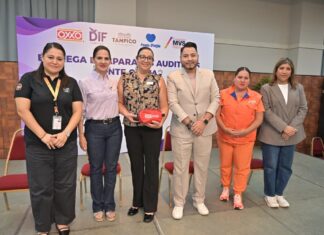 DIF Tampico, Fundación Ponte Oreja de MVS Radio y OXXO Beneficia a 120 Personas con Auxiliares Auditivos