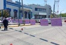 Más de 13 horas se prolongo el bloqueo por caso Dafne, en Tampico