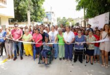 Gobierno de Mónica Villarreal responde a demanda de más de 45 años en la colonia Niños Héroes