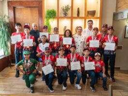 Reconoce Mónica Villarreal a campeones tampiqueños de béisbol