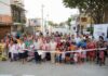 Después de 50 años, Mónica Villarreal entrega pavimentación en Laguna de la Puerta
