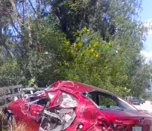 Aparatoso accidente deja cuantiosos daños en carretera Río Bravo-Reynosa