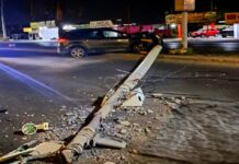 Aparatoso accidente deja daños en carretera San Fernando-Reynosa