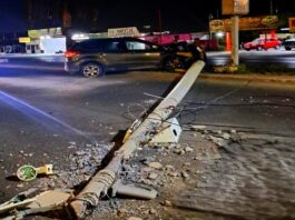Aparatoso accidente deja daños en carretera San Fernando-Reynosa