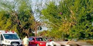Chocan y dejan daños en la Narcizo Mendoza