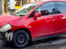 Choque deja cuantiosos daños y obstrucción vehicular