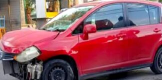 Choque deja cuantiosos daños y obstrucción vehicular