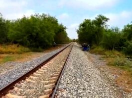 Hallan cadáver cercas de las vías del tren en la Ribereña