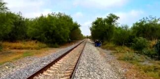 Hallan cadáver cercas de las vías del tren en la Ribereña