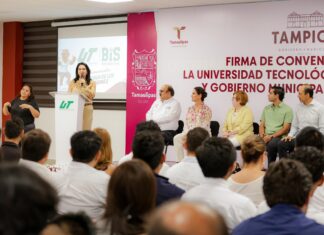 Firma Mónica Villarreal convenio con la Universidad Tecnológica de Altamira para impulsar la innovación turística mediante TampIA