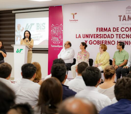 Firma Mónica Villarreal convenio con la Universidad Tecnológica de Altamira para impulsar la innovación turística mediante TampIA