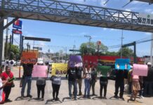 Para exigir justicia protestan familiares de personas lesionadas en el Puente Tampico
