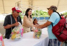 Mónica Villarreal fortalece respaldo a pescadores de Tampico durante temporada de veda