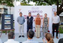 Mónica Villarreal impulsa la transformación de la entrada al Centro Histórico de Tampico