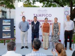 Mónica Villarreal impulsa la transformación de la entrada al Centro Histórico de Tampico