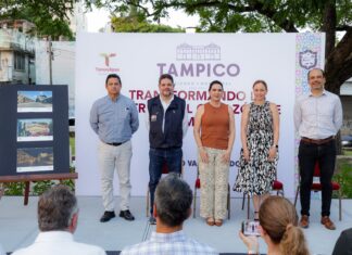 Mónica Villarreal impulsa la transformación de la entrada al Centro Histórico de Tampico
