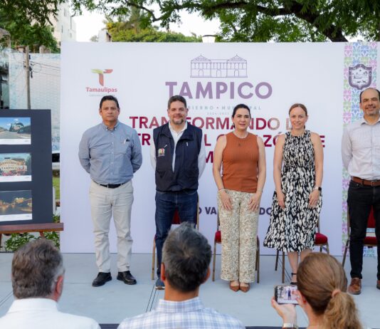 Mónica Villarreal impulsa la transformación de la entrada al Centro Histórico de Tampico