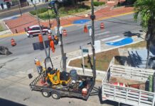 Intensifican trabajos de bacheo en la zona centro de Tampico