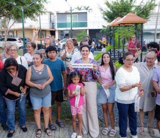 Fortalece Mónica Villarreal la recuperación de espacios públicos con renovación del Parque H