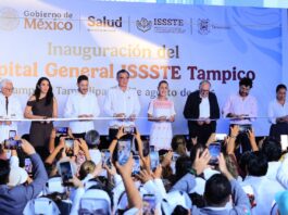 “Recuperamos el acceso a la salud pública”, afirma Claudia Sheinbaum al inaugurar el hospital General del ISSSTE en Tampico