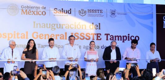 “Recuperamos el acceso a la salud pública”, afirma Claudia Sheinbaum al inaugurar el hospital General del ISSSTE en Tampico