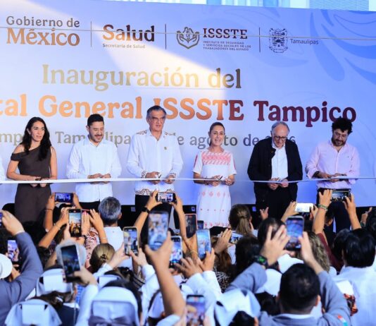 “Recuperamos el acceso a la salud pública”, afirma Claudia Sheinbaum al inaugurar el hospital General del ISSSTE en Tampico