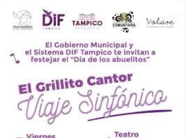 Anuncia DIF Tampico Cuarto Concierto Sinfónico de CRI-CRI para Celebrar a los Abuelitos