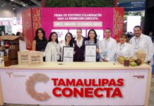 Mónica Villarreal firma convenio Tampico-Villahermosa y promueve el turismo de convenciones en el IBTM