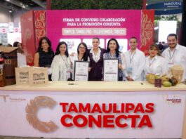 Mónica Villarreal firma convenio Tampico-Villahermosa y promueve el turismo de convenciones en el IBTM