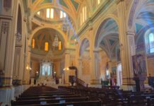 Avanzan trabajos de remozamiento y climatización en la Catedral de Tampico