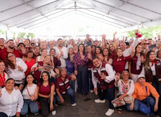 Mónica Villarreal refrenda en Tampico respaldo a Claudia Sheinbaum y a la Soberanía Nacional