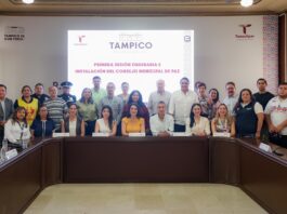 Encabeza Mónica Villarreal Primera Sesión Ordinaria e Instalación del Consejo Municipal de Paz