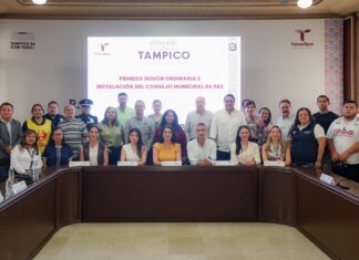 Encabeza Mónica Villarreal Primera Sesión Ordinaria e Instalación del Consejo Municipal de Paz