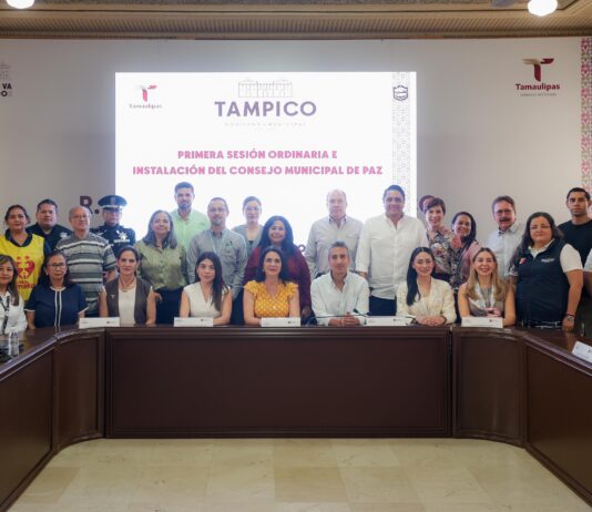 Encabeza Mónica Villarreal Primera Sesión Ordinaria e Instalación del Consejo Municipal de Paz