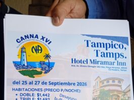 Narcóticos Anónimos realizarán su convención número 16 en la zona sur