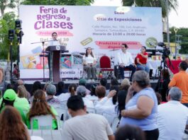 Impulsa Mónica Villarreal acciones para apoyar la economía familiar con regreso a clases