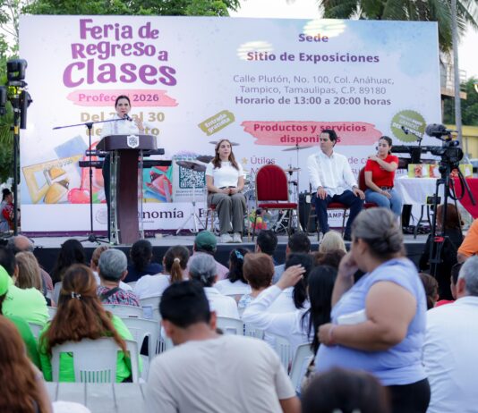 Impulsa Mónica Villarreal acciones para apoyar la economía familiar con regreso a clases