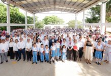 Mónica Villarreal refuerza acciones para mejorar planteles ante inicio de clases